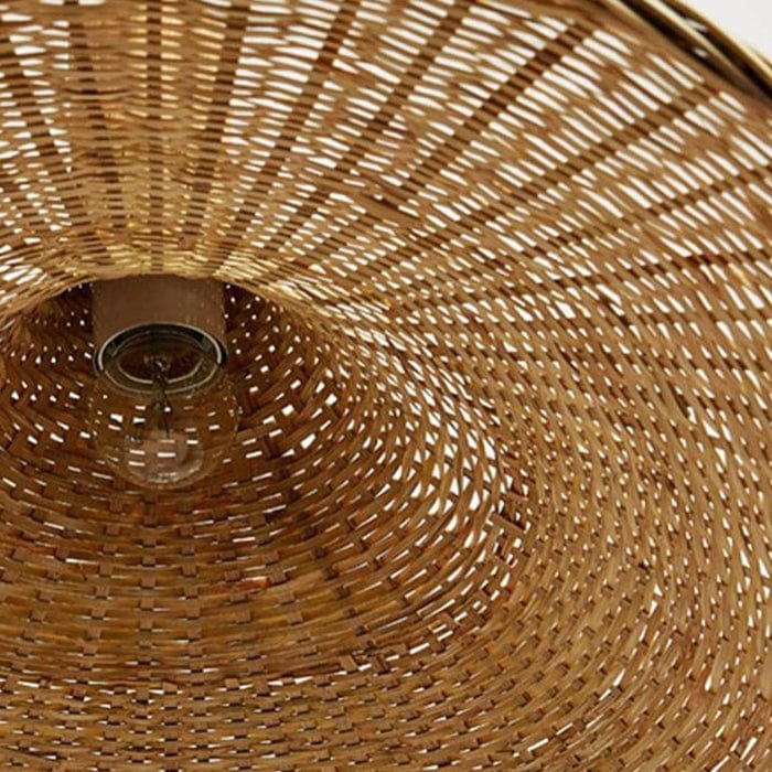 AuraLuxe™ Rattan Pendant Light - Eco-Friendly Ceiling Fixture for Ambient Elegance 7