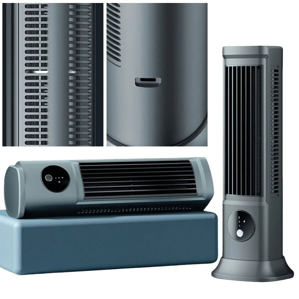 Mini oplaadbare airco bureauventilator – productafbeelding 3