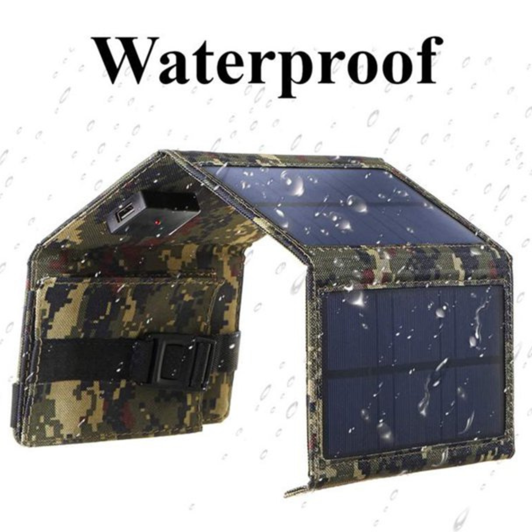 MANIKO™ waterbestendige opvouwbare solar telefoonlader – productafbeelding 6