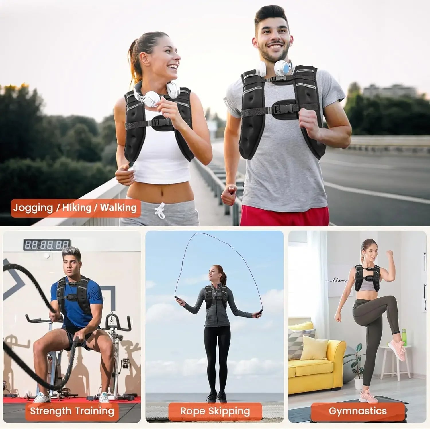 FitPro™ verstelbaar gewichtsvest – productafbeelding 4