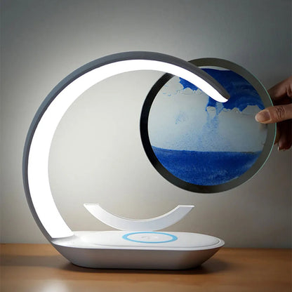SandArt™ 3D zandkunst tafellamp met draadloos opladen – productafbeelding 3