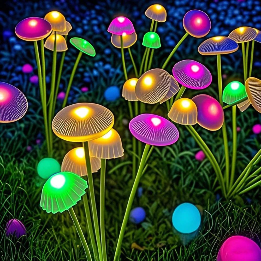 GardenGlow™ solar paddenstoelverlichting – productafbeelding 4