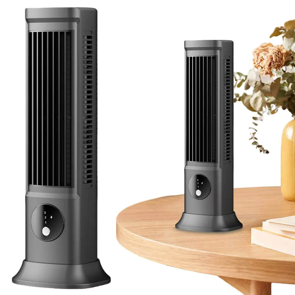Mini oplaadbare airco bureauventilator – productafbeelding 4