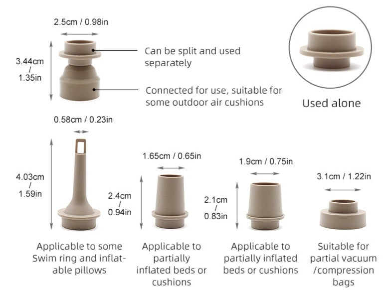 MANIKO™ mini luchtbedpomp – productafbeelding 10