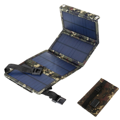 MANIKO™ waterbestendige opvouwbare solar telefoonlader – productafbeelding 2