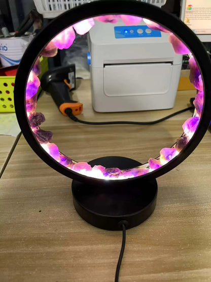 CrystalGlow™ LED-nachtlamp met kristalstenen – productafbeelding 3