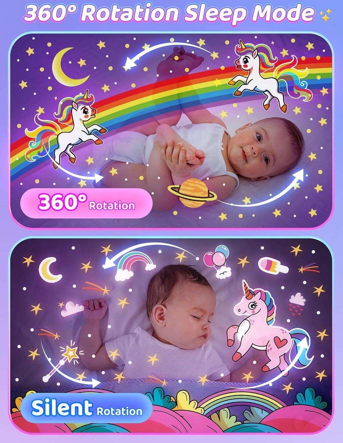 DreamGlow™ nachtlamp-projector voor kinderen – productafbeelding 7