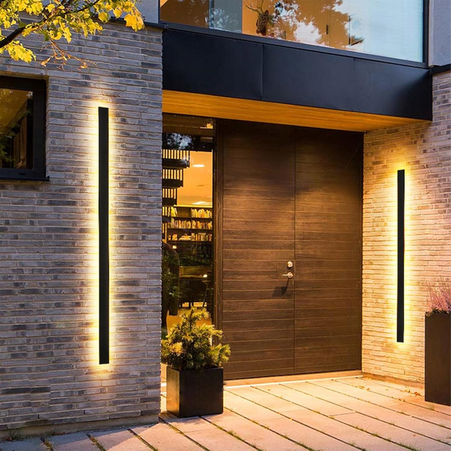 AeroLuxe™ Outdoor Wall Lamp - Dimmable LED Exterior Lighting for Modern Ambiance 5