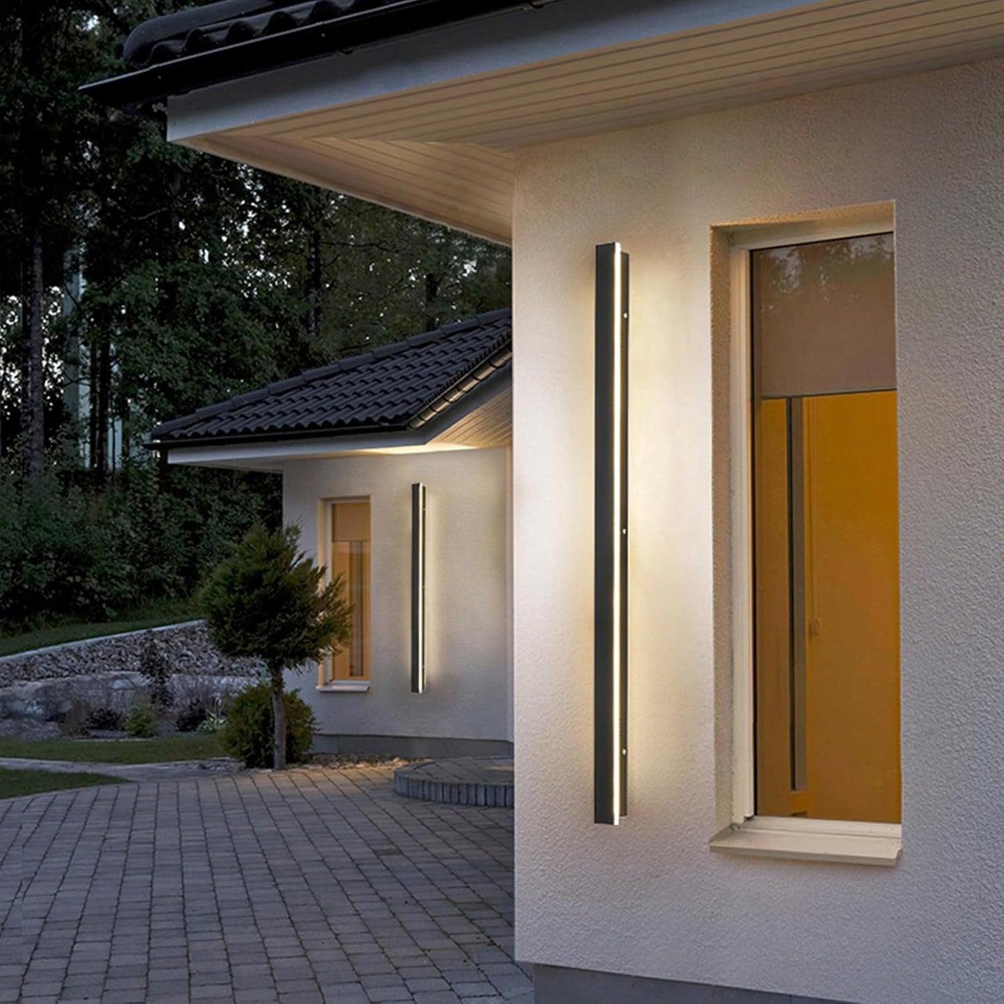 AeroLuxe™ Outdoor Wall Lamp - Dimmable LED Exterior Lighting for Modern Ambiance 6