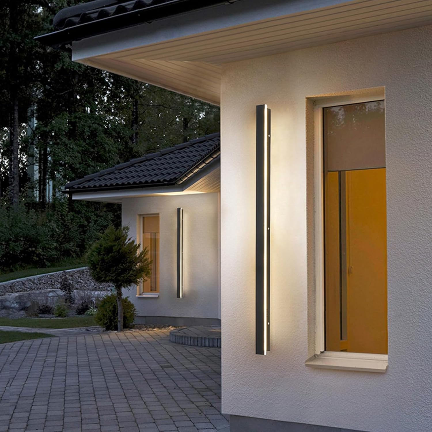 AeroLuxe™ Outdoor Wall Lamp - Dimmable LED Exterior Lighting for Modern Ambiance 6