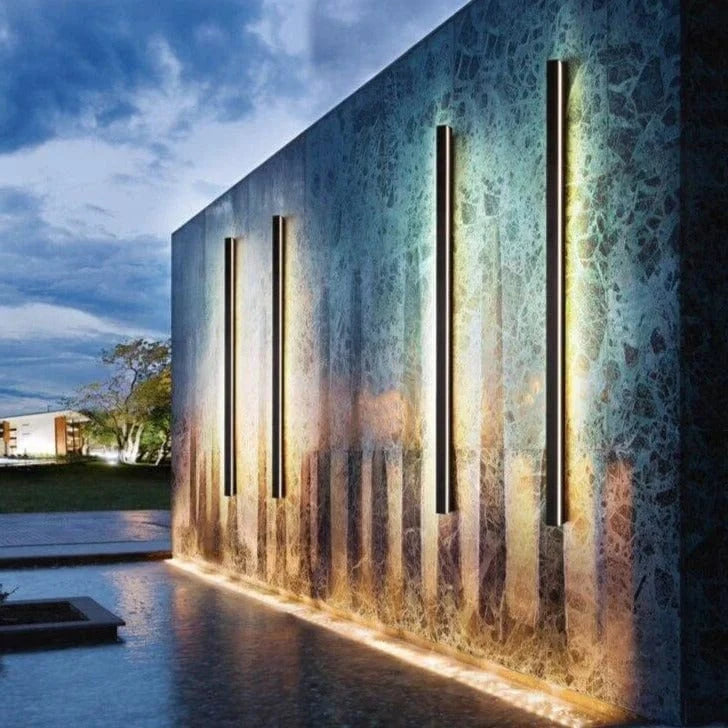 AeroLuxe™ Outdoor Wall Lamp - Dimmable LED Exterior Lighting for Modern Ambiance 7