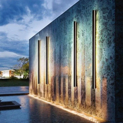 AeroLuxe™ Outdoor Wall Lamp - Dimmable LED Exterior Lighting for Modern Ambiance 7