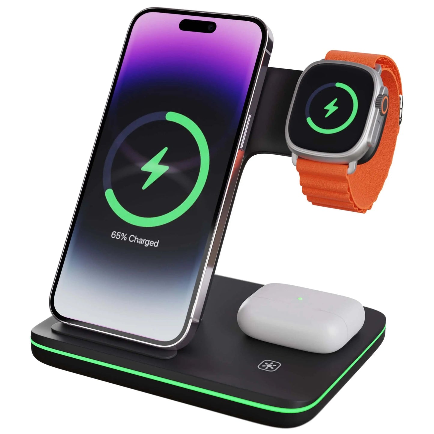 Apple Charger Dock™ - Best 3 in 1 Charging Station for iPhone, Watch, and AirPods 0