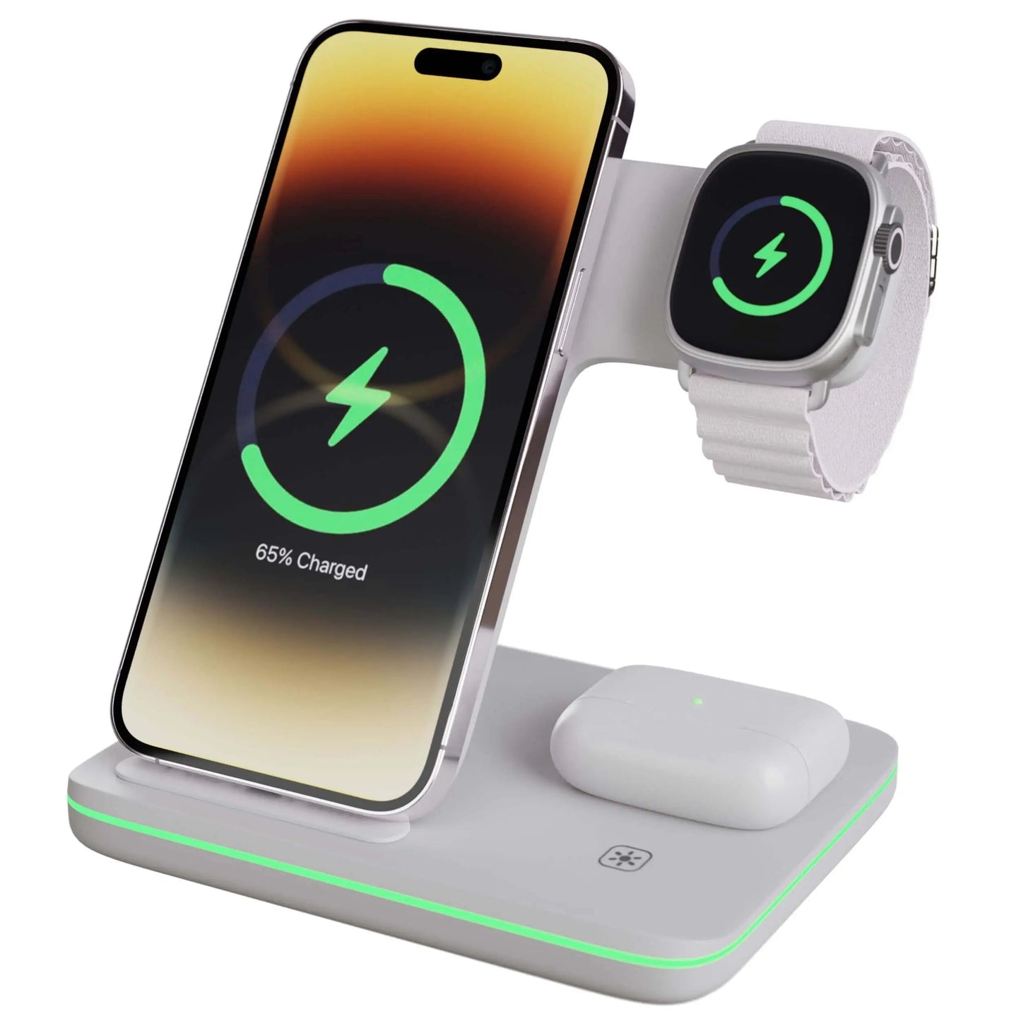 Apple Charger Dock™ - Best 3 in 1 Charging Station for iPhone, Watch, and AirPods 1