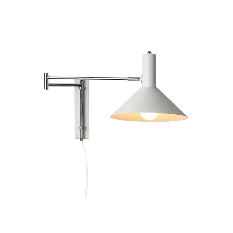 LumaLight™ verstelbare conische wandlamp met stekker – productafbeelding 1
