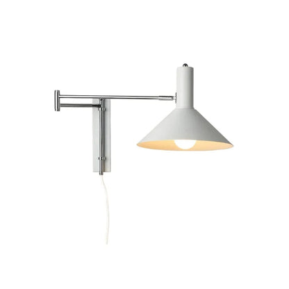 LumaLight™ verstelbare conische wandlamp met stekker – productafbeelding 1