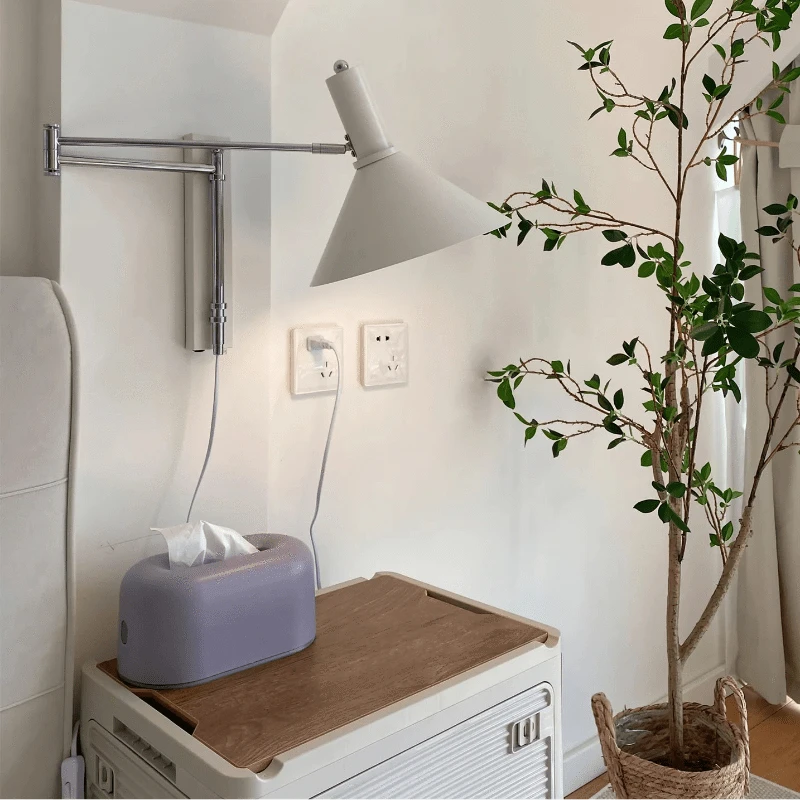 LumaLight™ verstelbare conische wandlamp met stekker – productafbeelding 5
