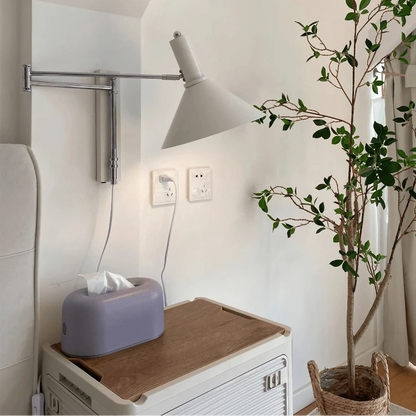LumaLight™ verstelbare conische wandlamp met stekker – productafbeelding 5
