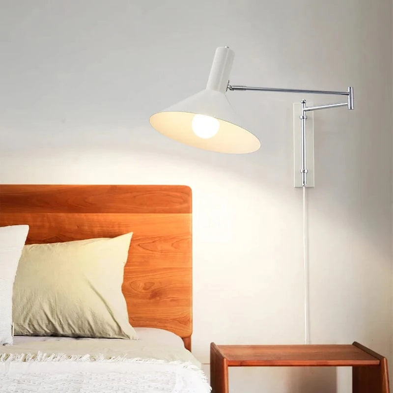 LumaLight™ verstelbare conische wandlamp met stekker – productafbeelding 6