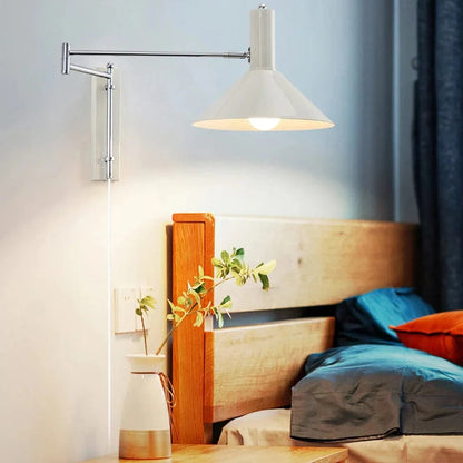 LumaLight™ verstelbare conische wandlamp met stekker – productafbeelding 7
