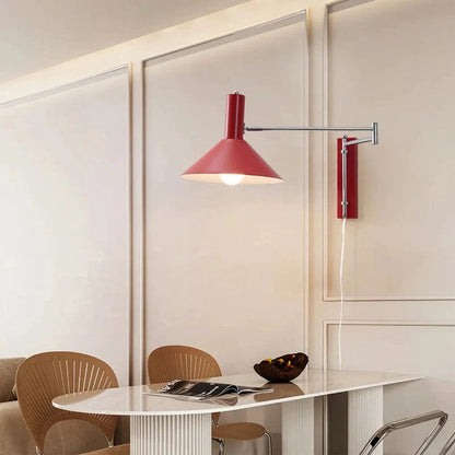 LumaLight™ verstelbare conische wandlamp met stekker – productafbeelding 9
