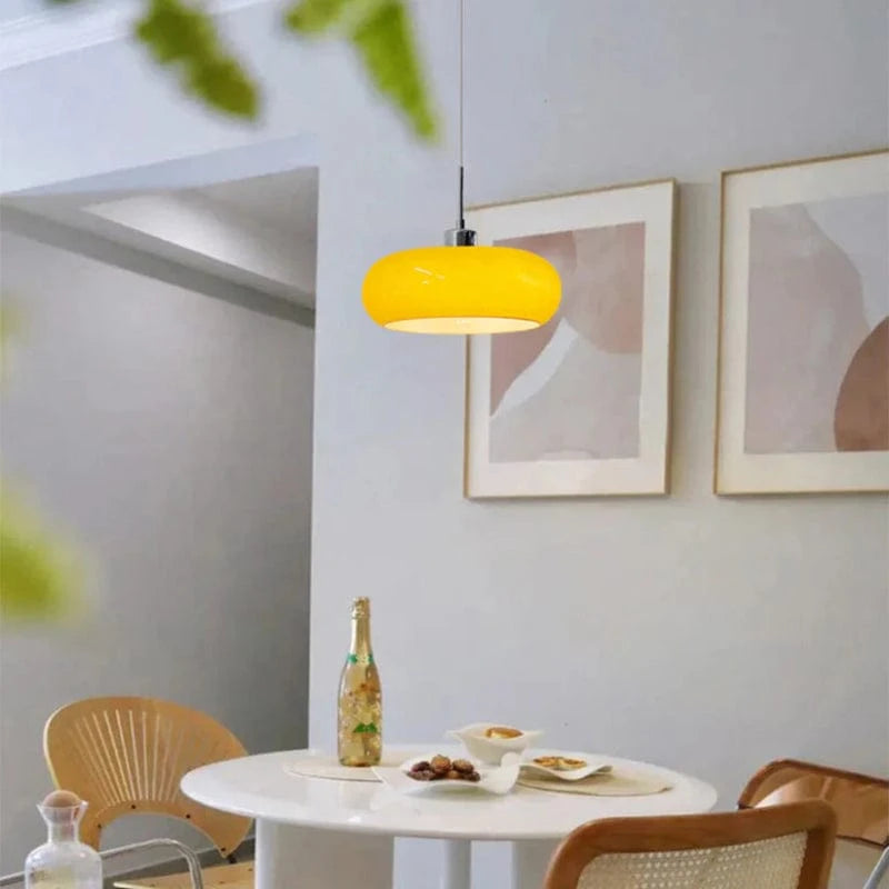 AuraGlow™ Glass Pendant Lighting - Elegant Retro Design for Kitchen and Living Spaces 1