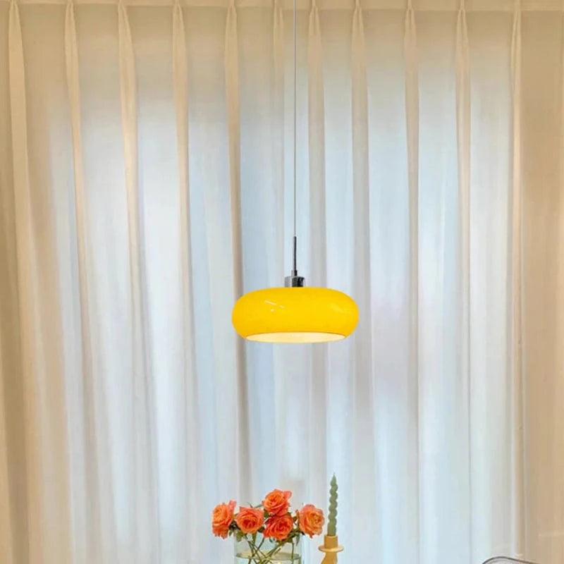 AuraGlow™ Glass Pendant Lighting - Elegant Retro Design for Kitchen and Living Spaces 3