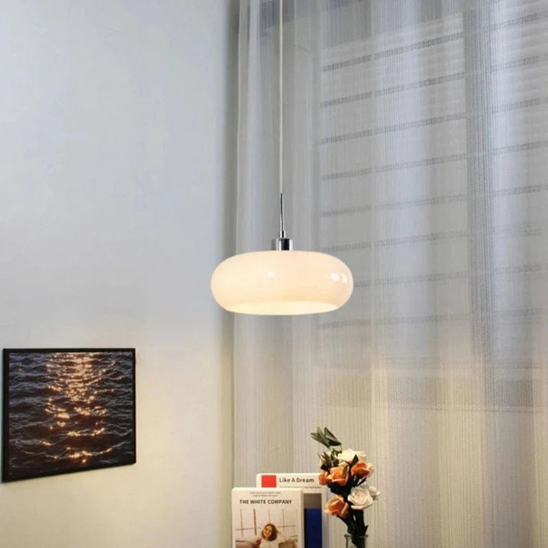 AuraGlow™ Glass Pendant Lighting - Elegant Retro Design for Kitchen and Living Spaces 8
