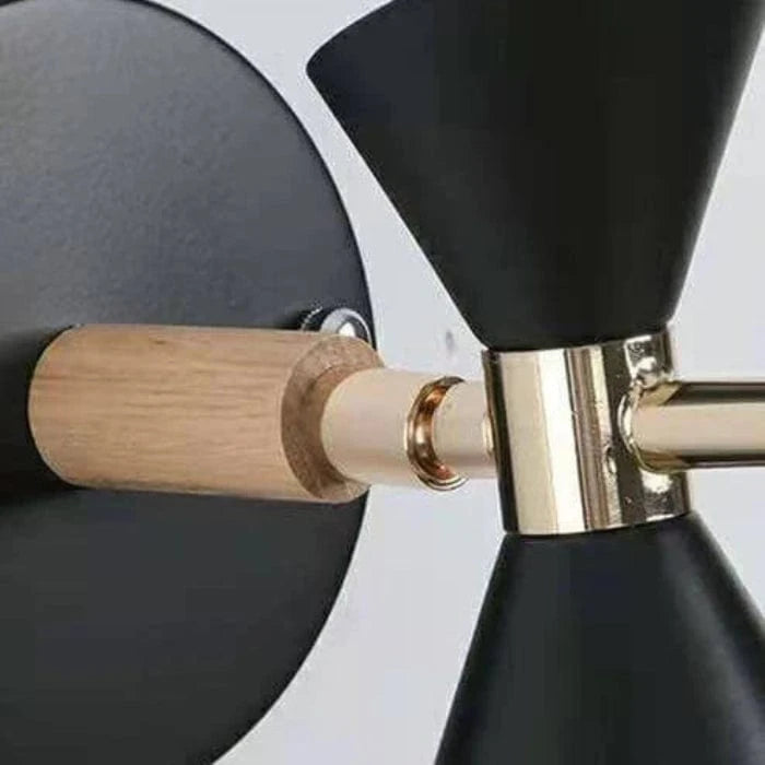 LumiHorn™ Scandinavische metalen wandlamp met hoornkap – productafbeelding 5