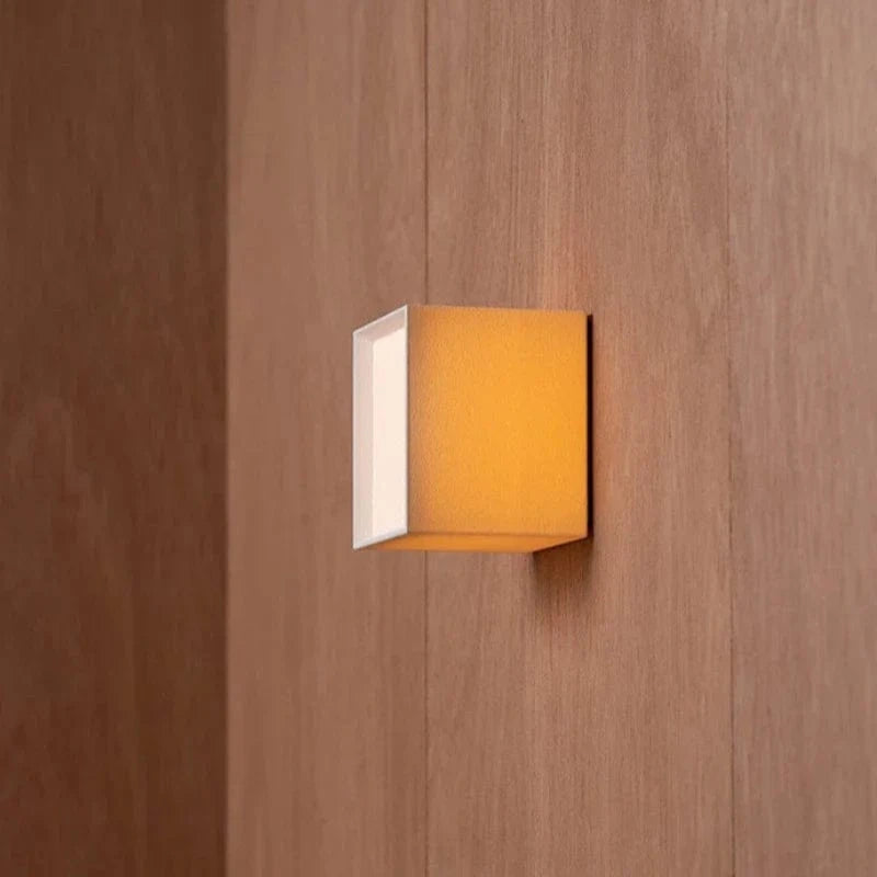 LumiCube™ Japanse wandlamp met stoffen kap – productafbeelding 1