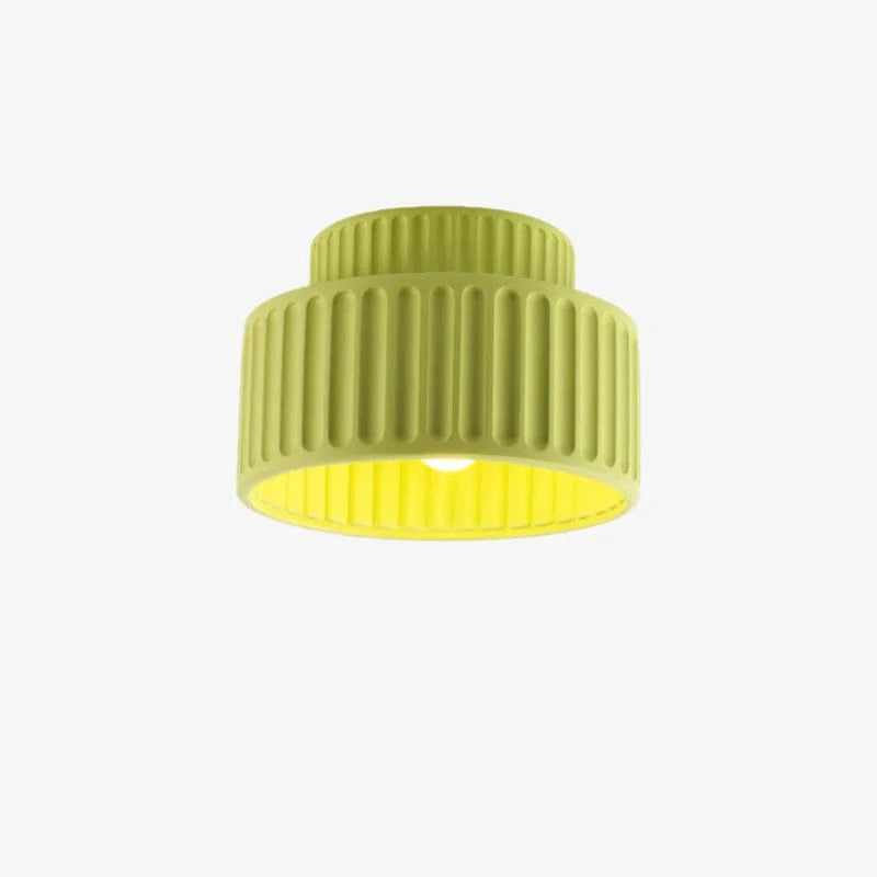 LumaGlow™ Japandi plafondlamp van kunsthars met warmwit licht – productafbeelding 1