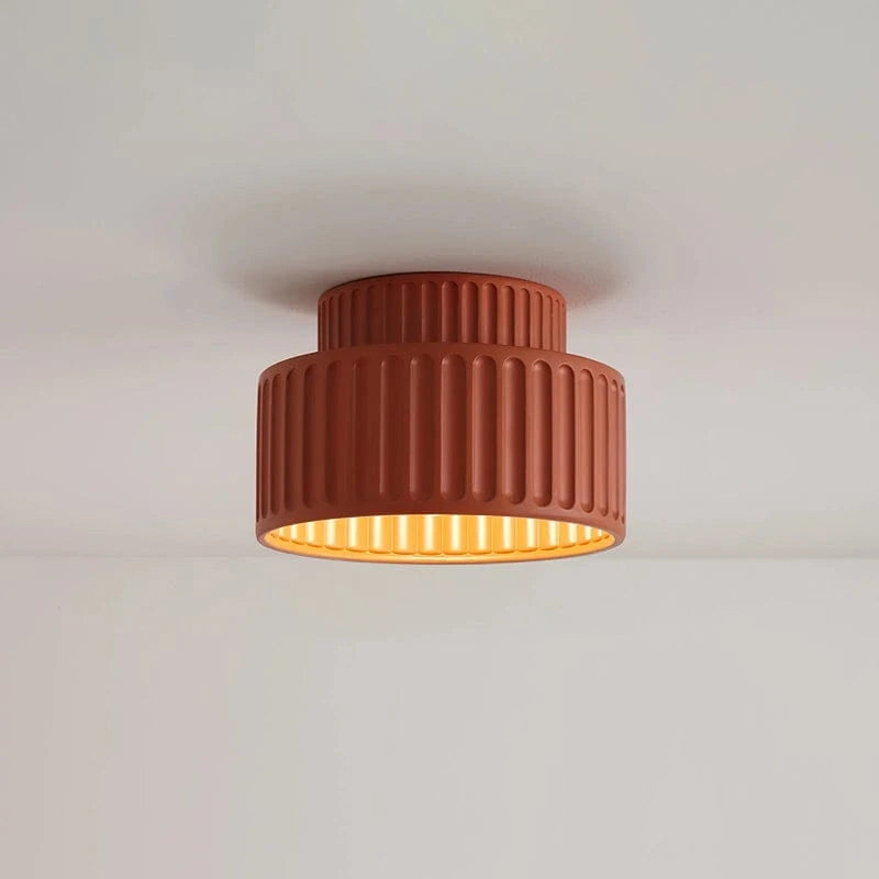 LumaGlow™ Japandi plafondlamp van kunsthars met warmwit licht – productafbeelding 8