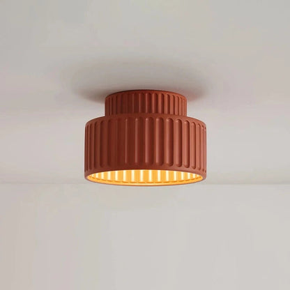 LumaGlow™ Japandi plafondlamp van kunsthars met warmwit licht – productafbeelding 8