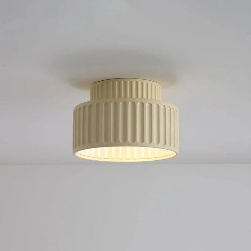 LumaGlow™ Japandi plafondlamp van kunsthars met warmwit licht – productafbeelding 10