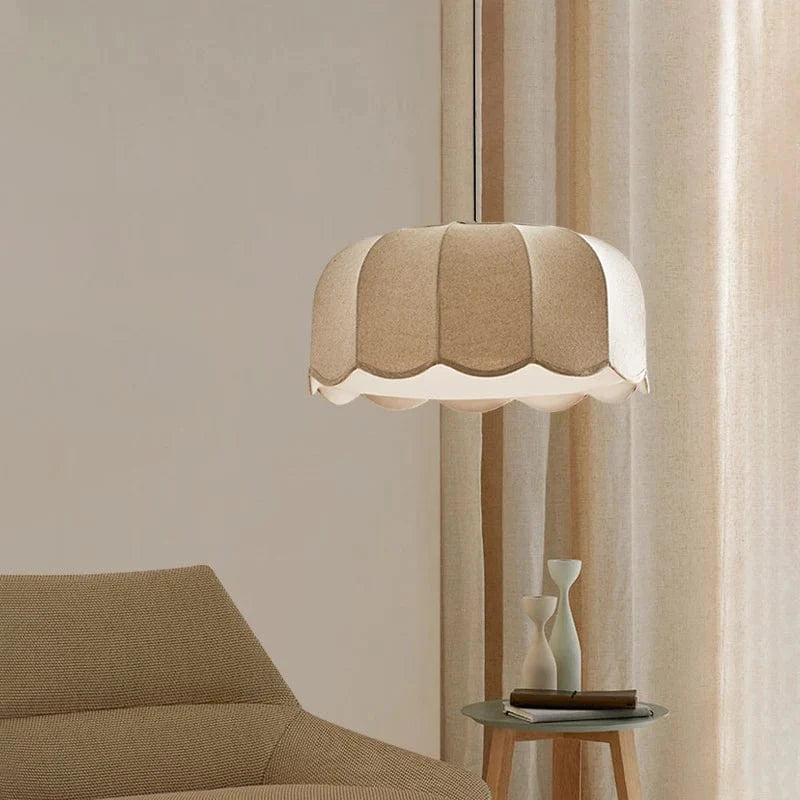 AuraLoom™ Japanse stoffen hanglamp in boho stijl – productafbeelding 5