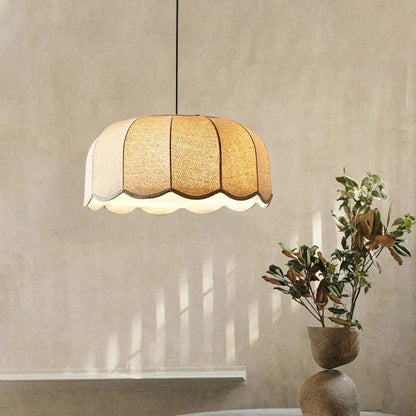 AuraLoom™ Japanse stoffen hanglamp in boho stijl – productafbeelding 7