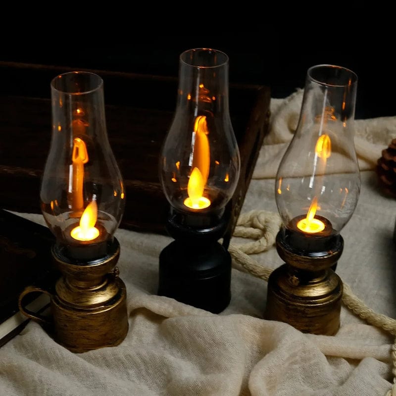 AuraLume™ Cordless Battery Operated Lamp - Dimmable Vintage Ambiance 1