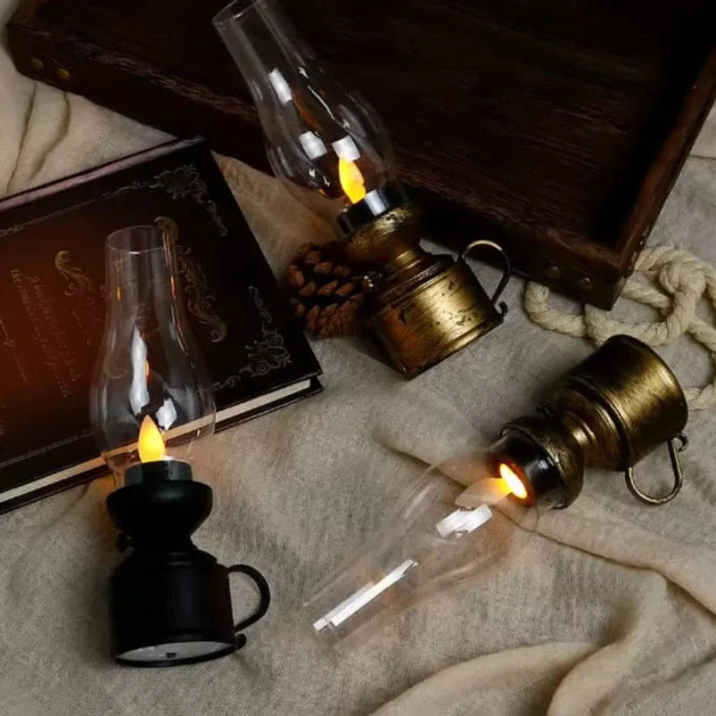 AuraLume™ Cordless Battery Operated Lamp - Dimmable Vintage Ambiance 2