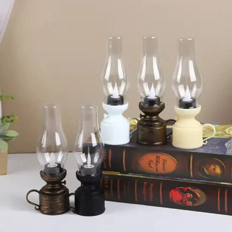 AuraLume™ Cordless Battery Operated Lamp - Dimmable Vintage Ambiance 3