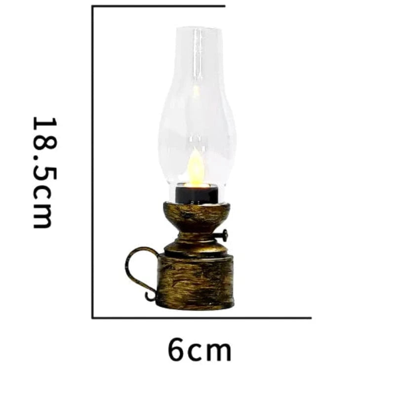AuraLume™ Cordless Battery Operated Lamp - Dimmable Vintage Ambiance 5