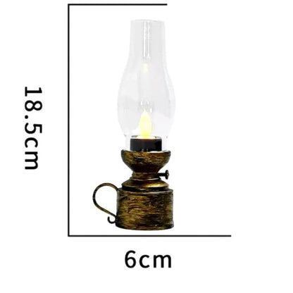 AuraLume™ Cordless Battery Operated Lamp - Dimmable Vintage Ambiance 5