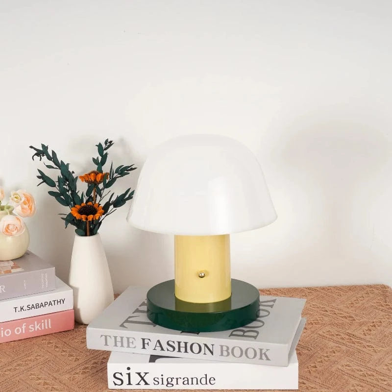 LumaGlow™ draadloze paddenstoellamp met dimmer en USB – productafbeelding 6