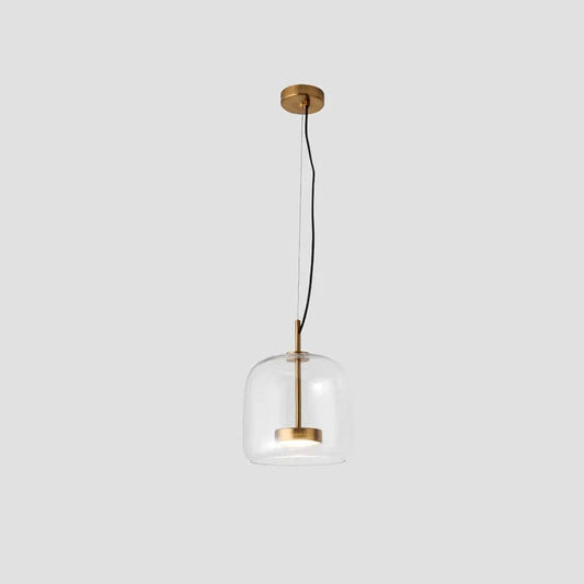 AuraLuxe™ glazen retro hanglamp met LED – productafbeelding 1