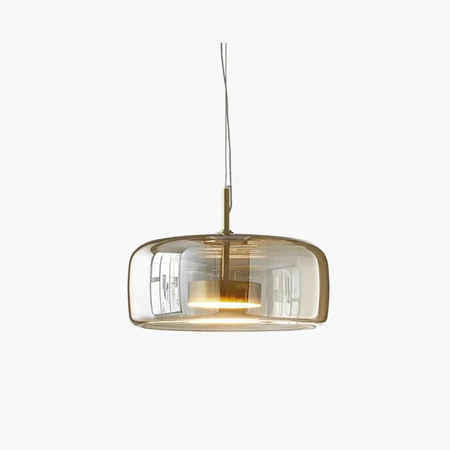 AuraLuxe™ glazen retro hanglamp met LED – productafbeelding 3