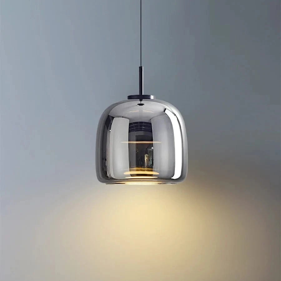 AuraLuxe™ glazen retro hanglamp met LED – productafbeelding 7