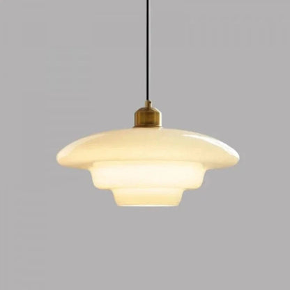 LumaGlow™ Scandinavische glazen hanglamp met E27-fitting – productafbeelding 11