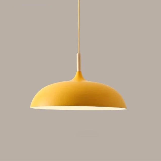 LumaGlow™ Macaron hanglamp met hout en verstelbaar snoer – productafbeelding 2