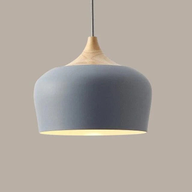 LumaGlow™ Macaron hanglamp met hout en verstelbaar snoer – productafbeelding 12