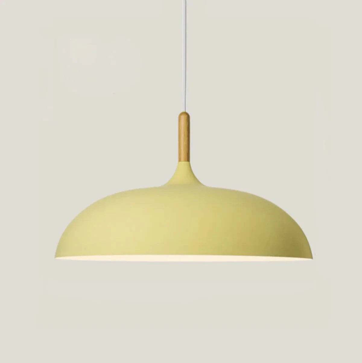 LumaGlow™ Macaron hanglamp met hout en verstelbaar snoer – productafbeelding 16