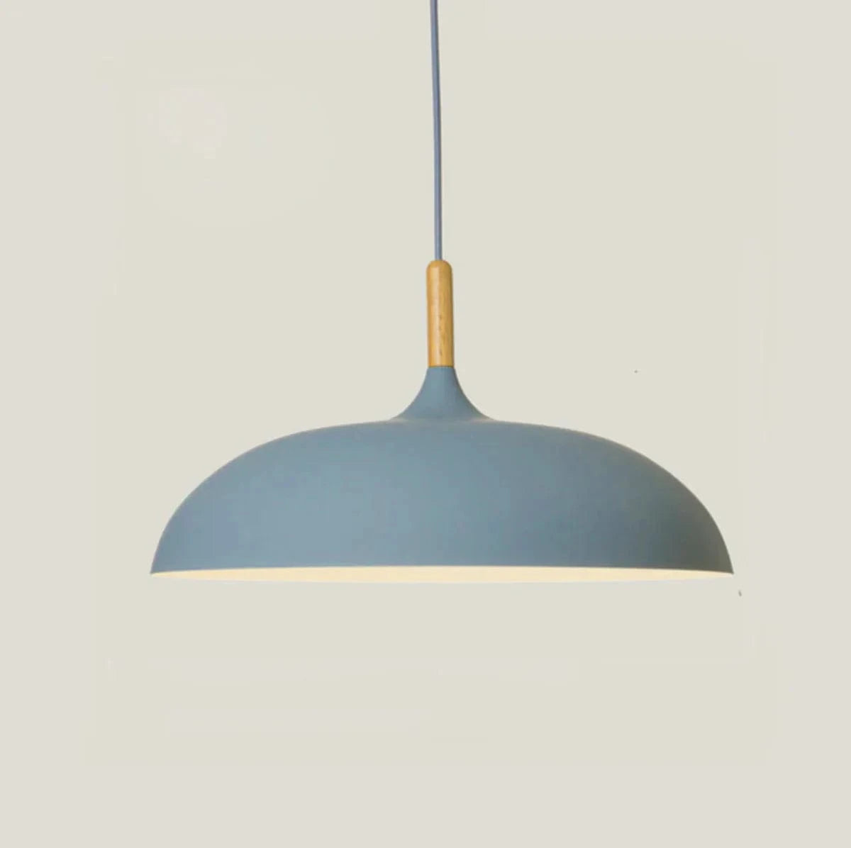 LumaGlow™ Macaron hanglamp met hout en verstelbaar snoer – productafbeelding 17